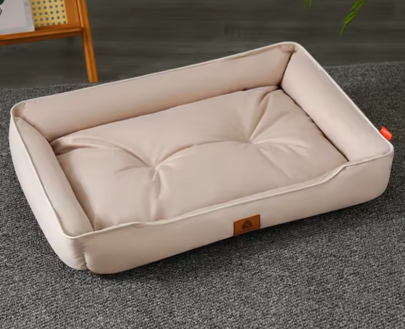 Waterproof Dog Bed 600D Oxford Pet Dogs Beds for All Seasons Thickened PP Cotton Filling Bite-resistant Pet Mat Dog Accessories