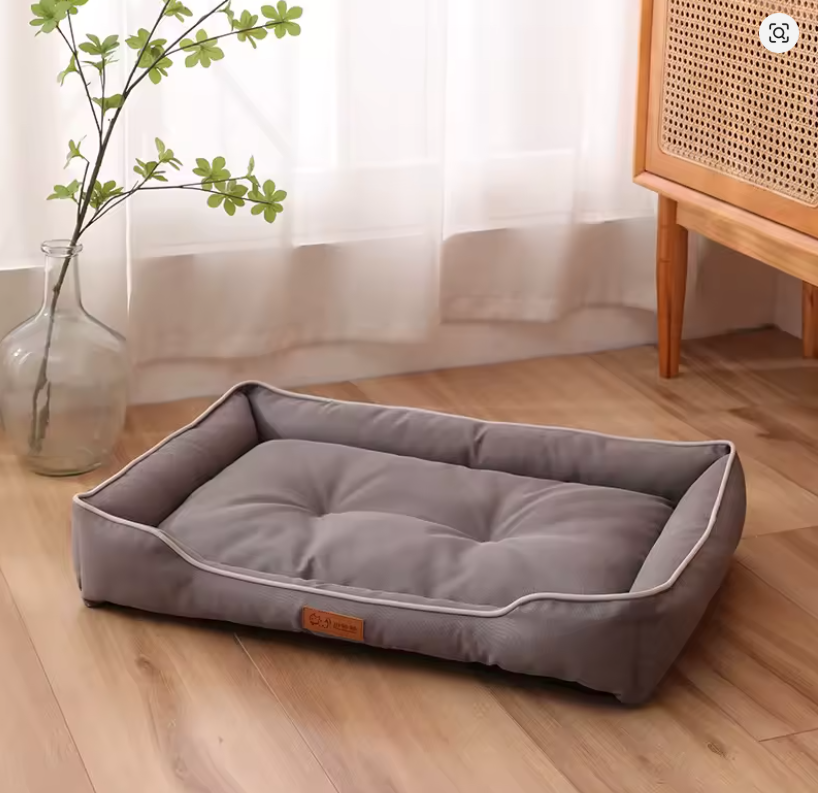 Waterproof Dog Bed 600D Oxford Pet Dogs Beds for All Seasons Thickened PP Cotton Filling Bite-resistant Pet Mat Dog Accessories