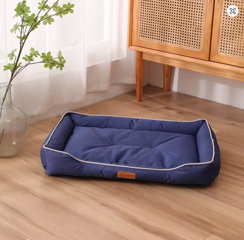 Waterproof Dog Bed 600D Oxford Pet Dogs Beds for All Seasons Thickened PP Cotton Filling Bite-resistant Pet Mat Dog Accessories